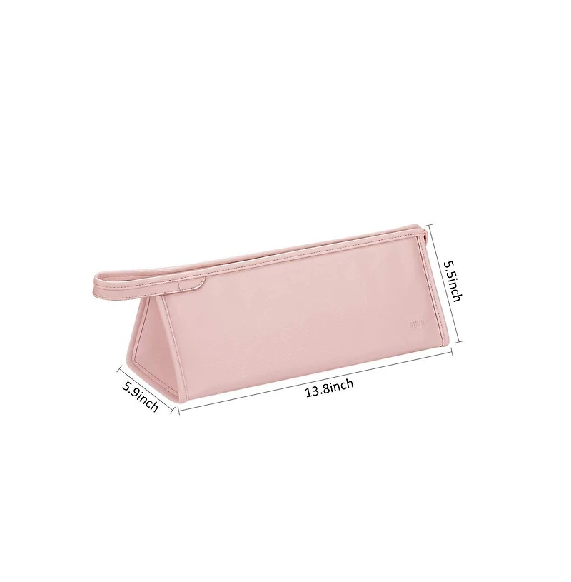 Bubm Pink Travel Case for Dyson Airwrap & Shark Flexstyle - Styler Organizer Bag with Attachment Storage