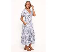 Petal and Pup Women's Roberts Maxi Dress - Blue Ditsy Floral