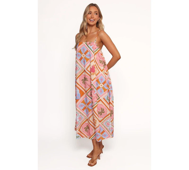 Petal and Pup Women's Gisela Midi Dress - Multi Tile
