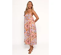 Petal and Pup Women's Gisela Midi Dress - Multi Tile