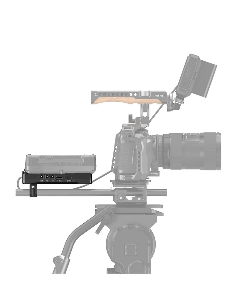 SmallRig Advanced V-Mount Battery Plate with Dual 15mm Rod Clamp