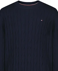 Tommy Hilfiger Boys 8-20 Crewneck Cable Knit Sweater