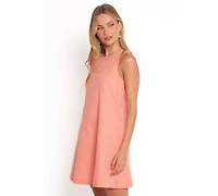 Petal and Pup Women's Priyanka Mini Dress - Peach
