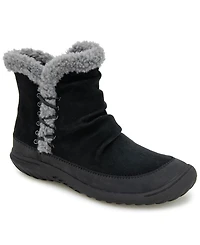 Jbu Women's Briar Cozy Casual Platform Booties
