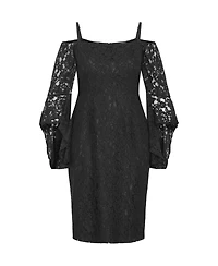 City Chic Women's Mystic Lace Dress