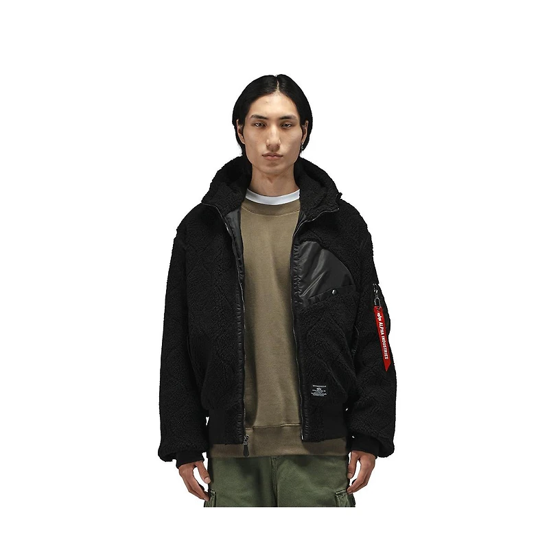 Alpha Industries Men's Sherpa Onion Quilting Flight Jacket