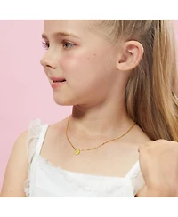 Anna Zuckerman Petit Cupcake Necklace in Yellow