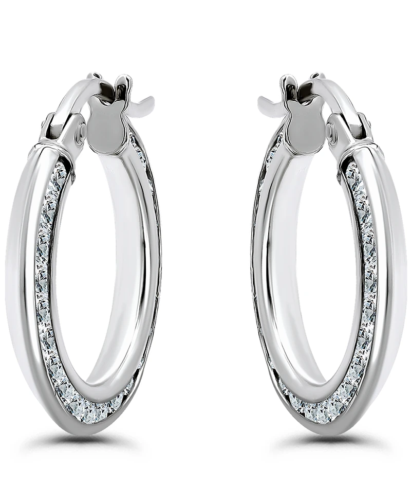 Giani Bernini Cubic Zirconia Hoop Earrings (2 ct. t.w.) 18K Gold Over Sterling Silver, Macy's Exclusive