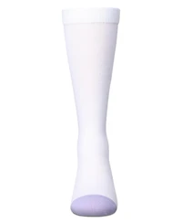 Memoi Big Girls' Air Brush Winking Smiley Cotton Blend Knee High Sock