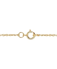 Macy's Gemstone and Diamond Necklace (1/3 ct. t.w.) 14K Gold White