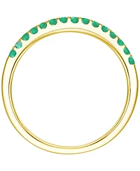 Macy's Gemstone and Diamond Ring (1/4 ct. t.w.) 14K Gold White