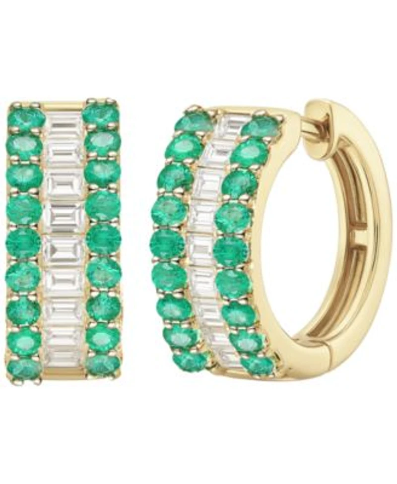 Macys Gemstone Diamond Hoop Earrings Ring Collection