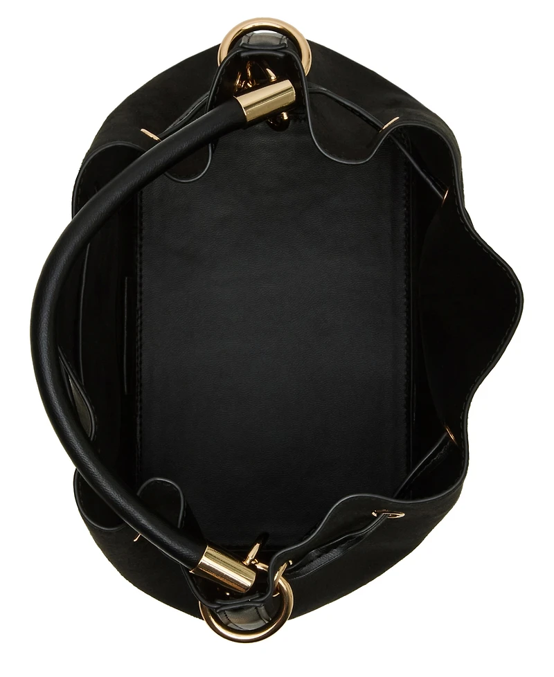 Anne Klein Convertible Strap Small Bucket Bag
