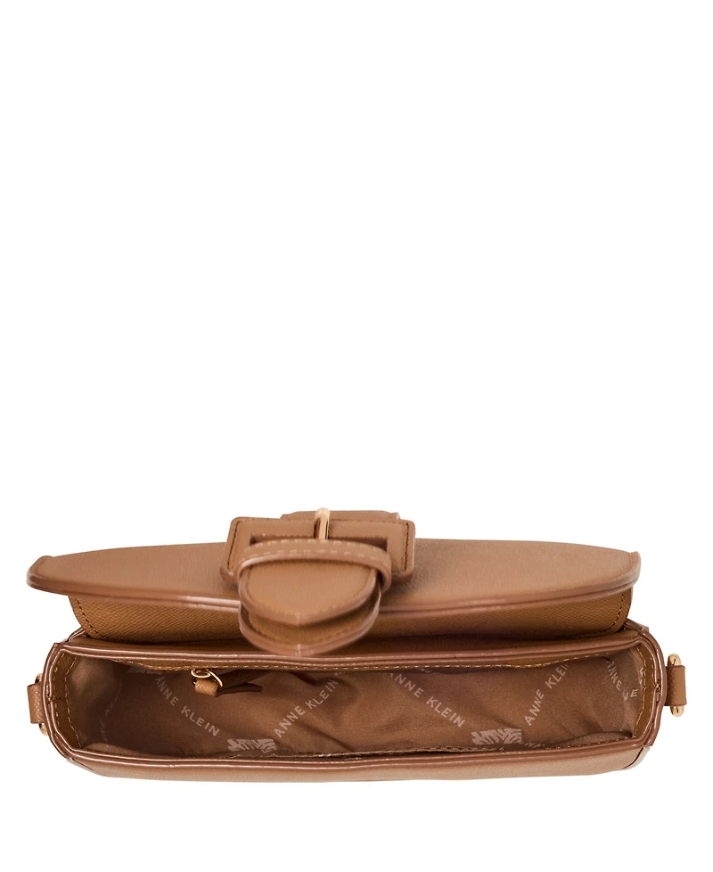 Anne Klein Covered Buckle Small Crossbody Bag