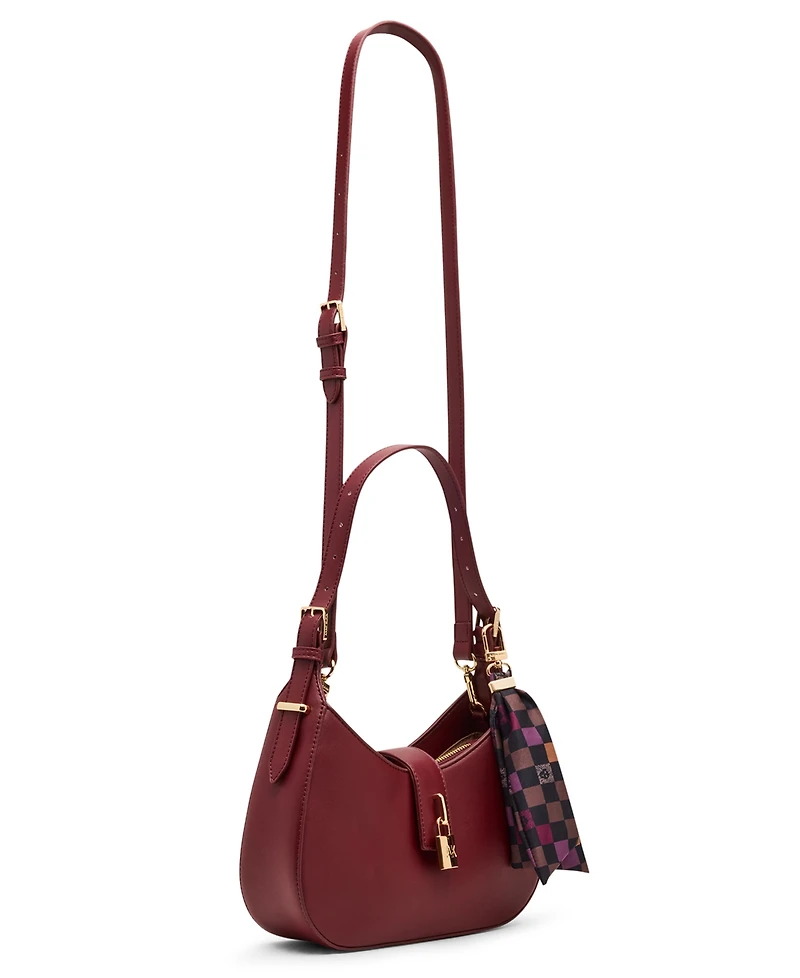 Anne Klein Convertible Strap Small Curved Shoulder Bag