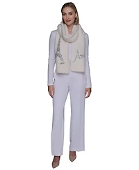 Karl Lagerfeld Paris Women's Embellished Scarf