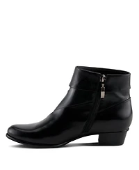 Spring Step Mayvilla Colorblock Leather Bootie with Fold-Over Cuff and Removable Insole