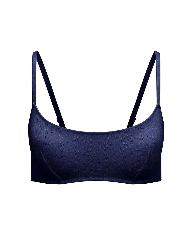 Adore Me Pointelle Women's Unlined Bralette Bra