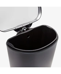 Qualiazero 50L / 13.2 Gallon D-Shape Step Can - Matte White