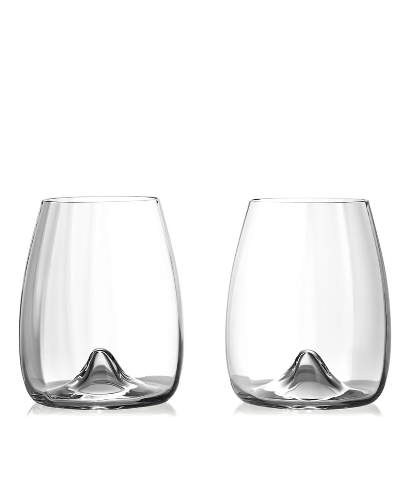 Waterford Elegance Optic Wine Stemless 16.5 oz, Set of 2
