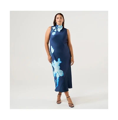Mayla High Neck Dres