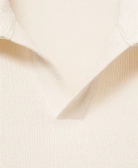 Mango Men's Regular-Fit Textured Polo Shirt