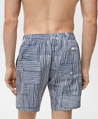 Mango Men's Multi-Striped Swimsuit