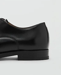 Mango Men's Oxford Style Leather Shoes