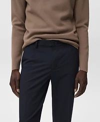 Mango Men's Bologna Slim-Fit Comfort-Stretch Pants