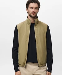 Mango Men's Reversible Water-Repellent Gilet