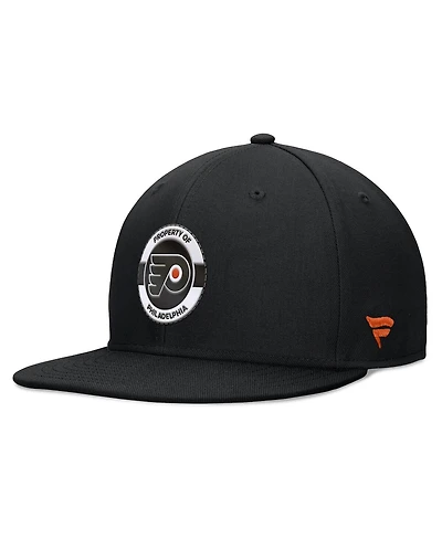 Fanatics Men's Black Philadelphia Flyers Authentic Pro Training Camp Snapback Hat
