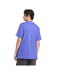 Adidas Men's Purple Manchester United Terrace Icons T-Shirt