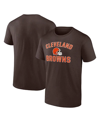 Fanatics Men's Brown Cleveland Browns Victory Arch T-Shirt
