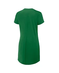 Fanatics Women's Green Oregon Ducks Ruched Drape T-Shirt Dress