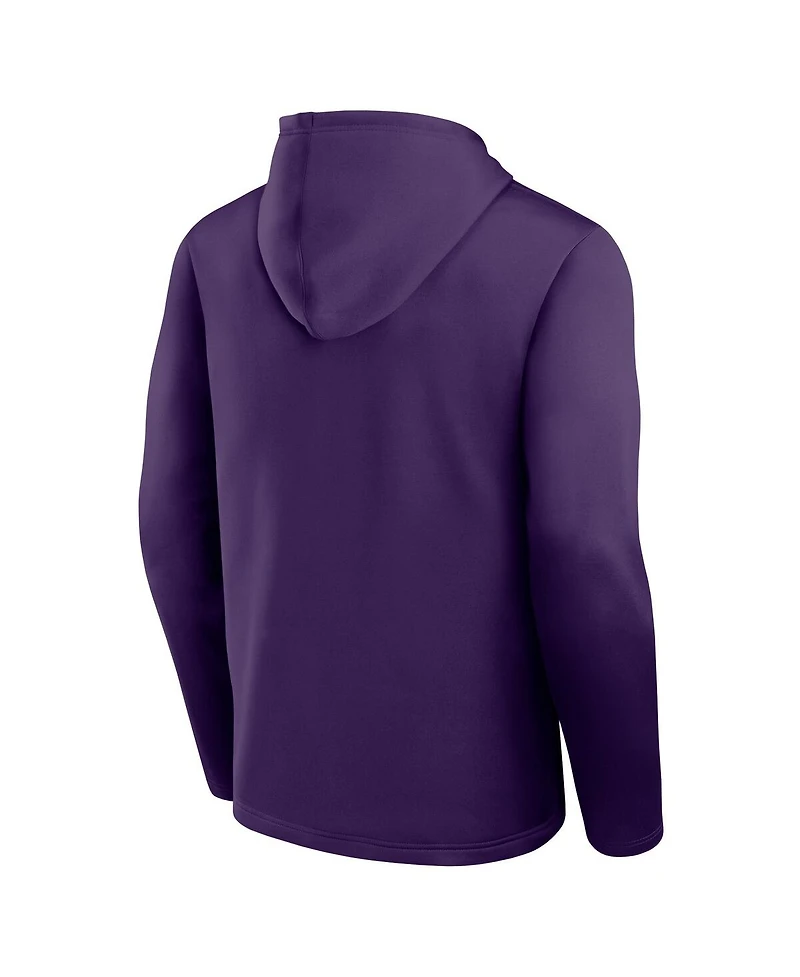 Logo Athletic Men's Purple Baltimore Ravens Head Start Pullover Hoodie