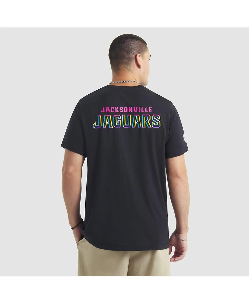 Nike Men's Black Jacksonville Jaguars 2025 Nfl Crucial Catch Tri-Blend Dri-fit T-Shirt