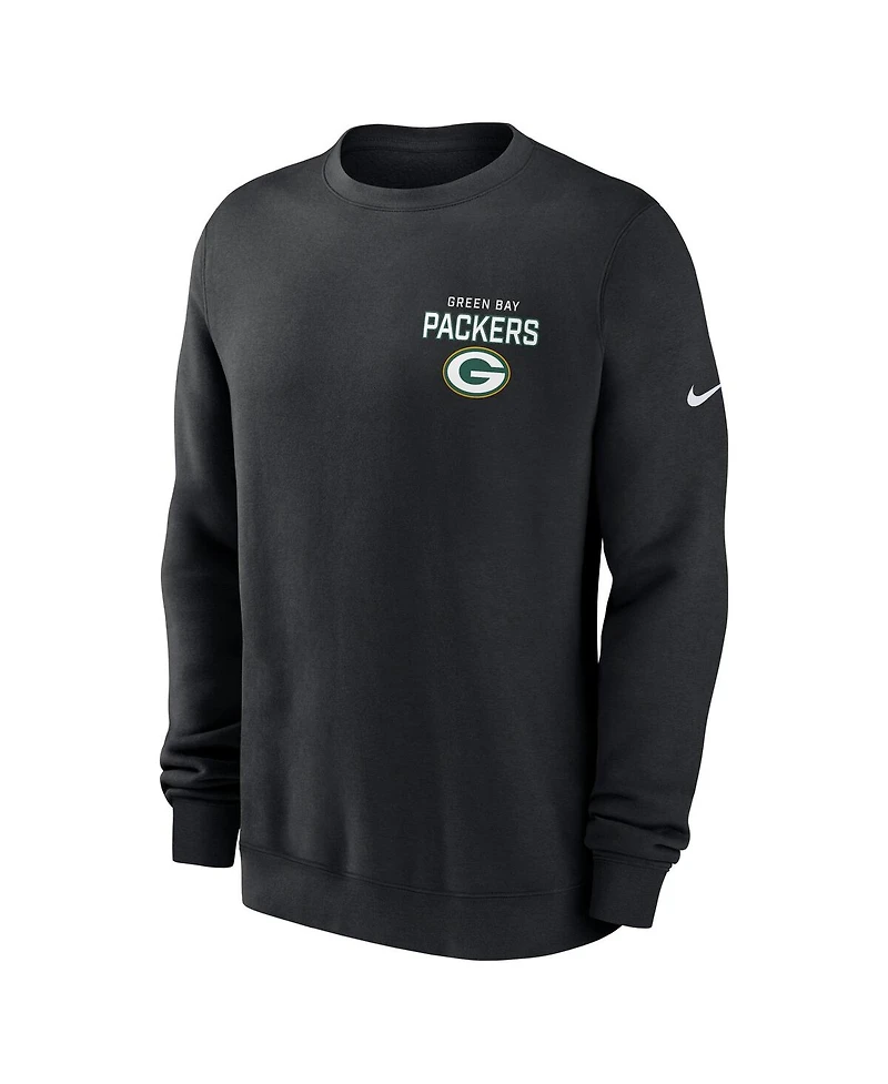 Nike Men's Green Bay Packers Primetime Club Fleece Pullover Sweatshirt