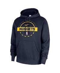 Nike Men's Navy Denver Nuggets 2025/26 Authentic Practice Club Pullover Hoodie