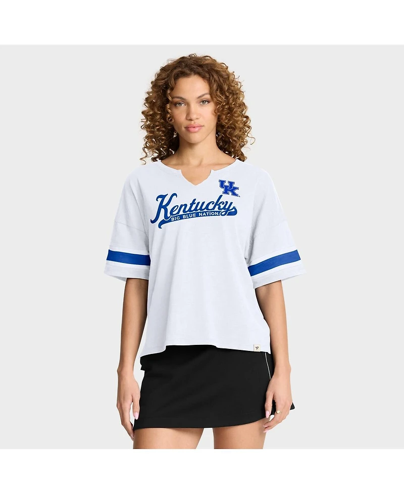 Fanatics Women's White Kentucky Wildcats Hometown Premium Script T-Shirt
