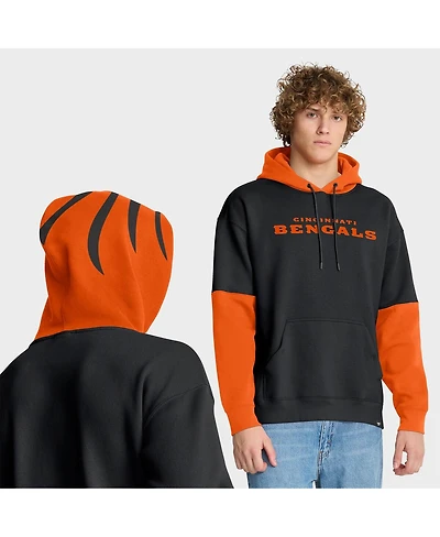 Fanatics Men's Black Cincinnati Bengals Helmet Pullover Hoodie