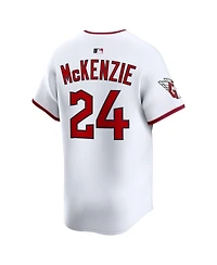 Nike Men's Triston McKenzie White Cleveland Guardians Home Limited Player Jersey
