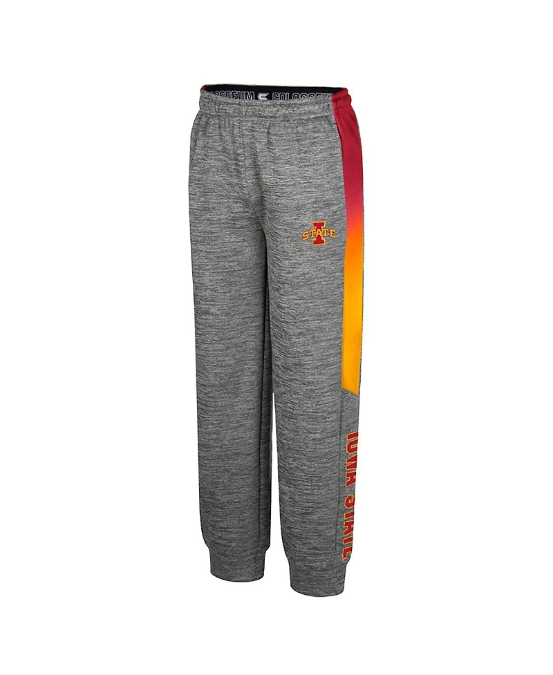 Colosseum Big Boys and Girls Gray Iowa State Cyclones The Gang Pants