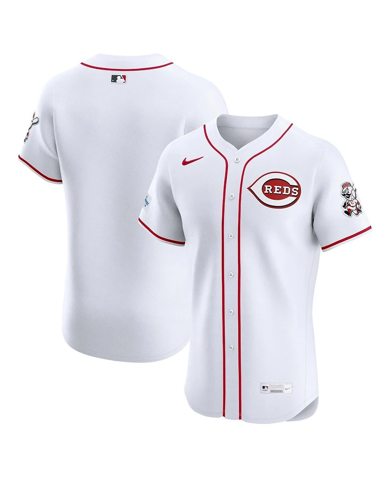 Nike Men's White Cincinnati Reds Home Elite Jersey