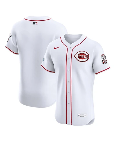 Nike Men's White Cincinnati Reds Home Elite Jersey