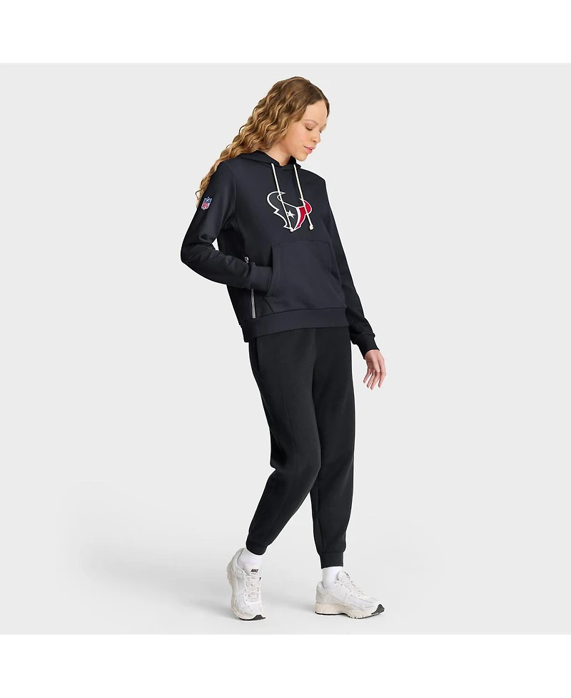 Nike Women's Navy Houston Texans Sideline Standard Issue Initial Home Dri-fit Hoodie