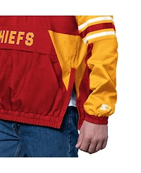 Starter Men's Red Kansas City Chiefs Prospect Half-Zip Pullover Sweatshirt