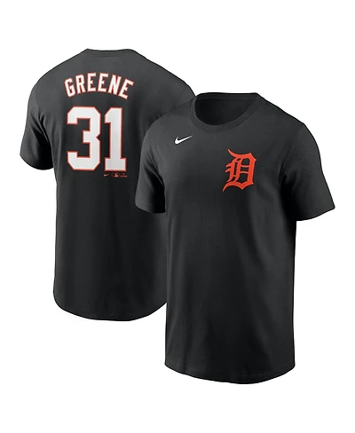 Nike Men's Riley Greene Black Detroit Tigers Fuse Name Number T-Shirt