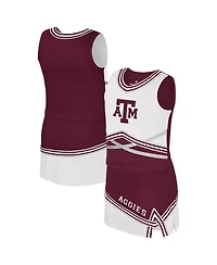 Colosseum Big Girls 2-Piece Maroon Texas A&M Aggies Lollipop Park Cheer Set