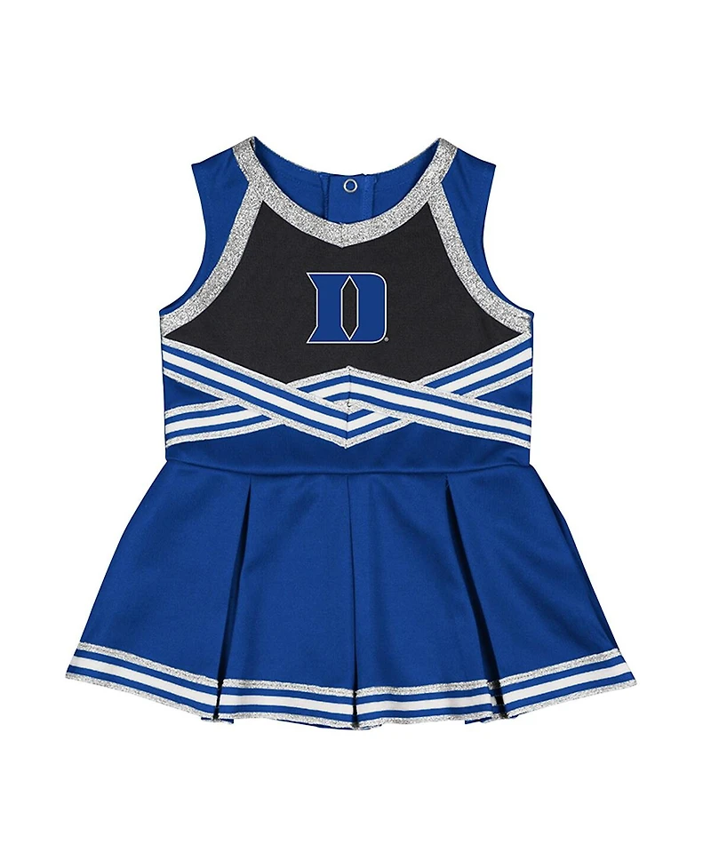Colosseum Girls Baby Boys and Girls Royal Duke Blue Devils Lollipop Park Cheer Dress