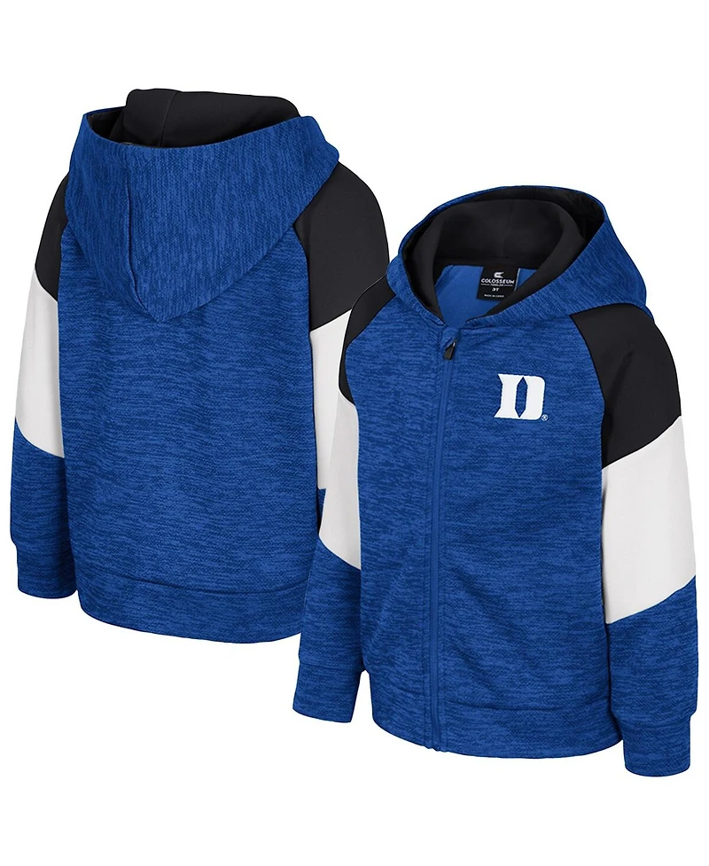 Colosseum Toddler Royal Duke Blue Devils Spirit Hollow Full-Zip Hoodie